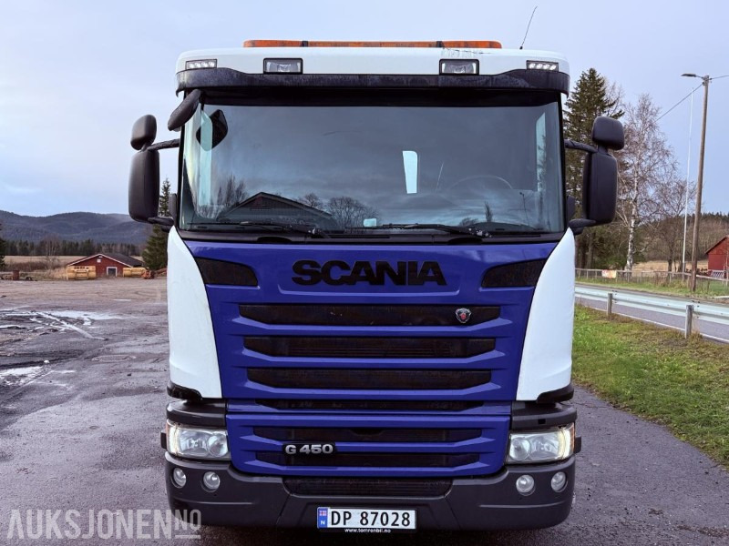 2016 Scania G450 EURO 6 444933 km m/ Krokflak med Hiab 140 AW kran - Kancalı yükleyici kamyon: fotoğraf 2 2016 Scania G450 EURO 6 444933 km m/ Krokflak med Hiab 140 AW kran - Kancalı yükleyici kamyon: fotoğraf 2