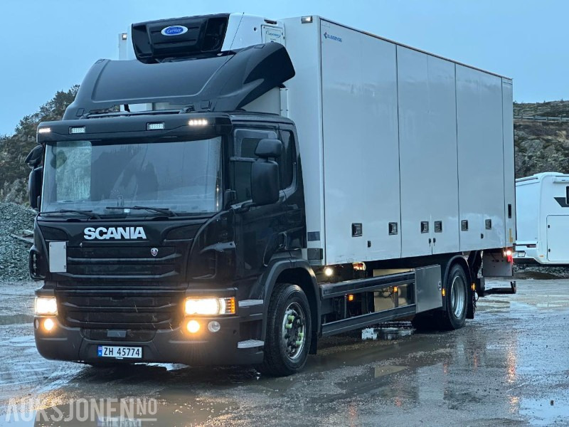 2016 Scania P280 - skapbil // bussbygg skap // 2 soner carrier kjøleaggregat - Kapalı kasa kamyon: fotoğraf 1 2016 Scania P280 - skapbil // bussbygg skap // 2 soner carrier kjøleaggregat - Kapalı kasa kamyon: fotoğraf 1