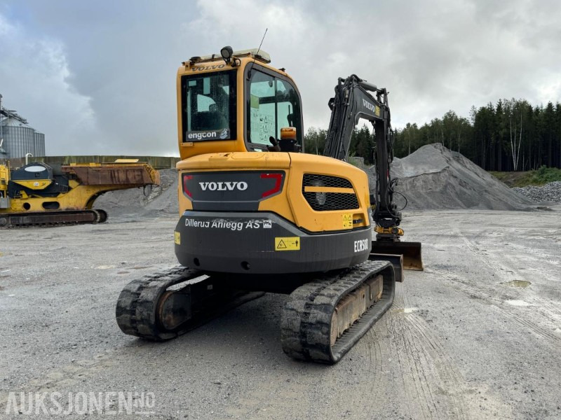 2016 Volvo ecr58d beltegraver 4301t, tiltrotator, pusseskuff,steinskuff - Mini ekskavatör: fotoğraf 4 2016 Volvo ecr58d beltegraver 4301t, tiltrotator, pusseskuff,steinskuff - Mini ekskavatör: fotoğraf 4