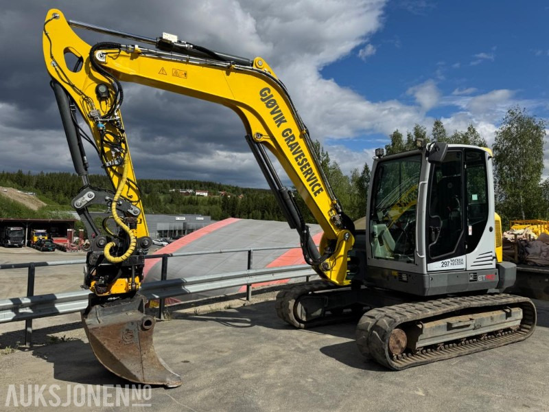 2016 Wacker Neuson ET 90 GRAVEMASKIN MED ROTOTILT, SENTRALSMØRING OG 3 SKUFFER - Ekskavatör: fotoğraf 1 2016 Wacker Neuson ET 90 GRAVEMASKIN MED ROTOTILT, SENTRALSMØRING OG 3 SKUFFER - Ekskavatör: fotoğraf 1