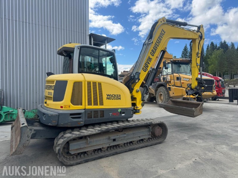 2016 Wacker Neuson ET 90 GRAVEMASKIN MED ROTOTILT, SENTRALSMØRING OG 3 SKUFFER - Ekskavatör: fotoğraf 4 2016 Wacker Neuson ET 90 GRAVEMASKIN MED ROTOTILT, SENTRALSMØRING OG 3 SKUFFER - Ekskavatör: fotoğraf 4