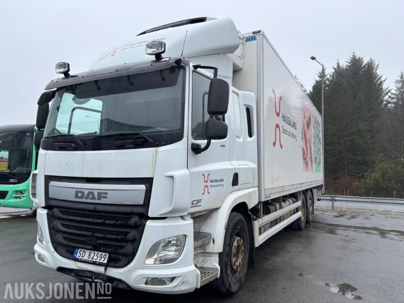 2017 DAF CF 440 6x2 FAN kjøle/frys skapbil. Supra1250 kjøl. 21paller. - Kapalı kasa kamyon: fotoğraf 1 2017 DAF CF 440 6x2 FAN kjøle/frys skapbil. Supra1250 kjøl. 21paller. - Kapalı kasa kamyon: fotoğraf 1