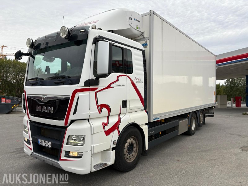 2017 MAN TGX 26.560 6x2 skapbil - kjøl/frys - Kapalı kasa kamyon: fotoğraf 1 2017 MAN TGX 26.560 6x2 skapbil - kjøl/frys - Kapalı kasa kamyon: fotoğraf 1