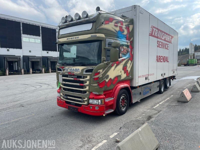 2017 Scania R-580 Ekeriskap m/full sideåpning og 2t bakløfter - Kapalı kasa kamyon: fotoğraf 3 2017 Scania R-580 Ekeriskap m/full sideåpning og 2t bakløfter - Kapalı kasa kamyon: fotoğraf 3