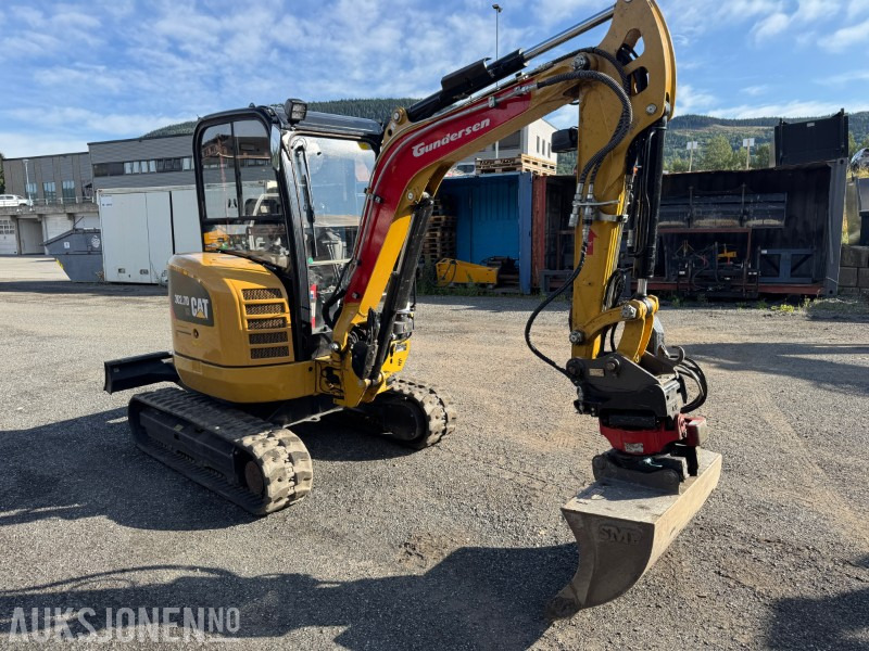 2018 Cat 302.7 DCR minigraver med 2 skuffer og rototilt. - Mini ekskavatör: fotoğraf 3 2018 Cat 302.7 DCR minigraver med 2 skuffer og rototilt. - Mini ekskavatör: fotoğraf 3