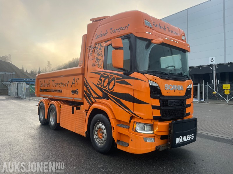 2018 Scania R500 6x4 m/dumperkasse brøyterigget Kun 167 000 km - Damperli kamyon: fotoğraf 2 2018 Scania R500 6x4 m/dumperkasse brøyterigget Kun 167 000 km - Damperli kamyon: fotoğraf 2