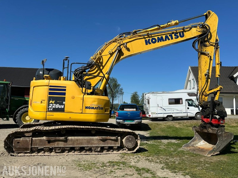 2019 Komatsu PC228USLC-11 - Gravemaskin - Tiltrotator R8 - Topcon GPS - 2skuffer - Sentralsmøring - 4467timer - Ekskavatör: fotoğraf 5 2019 Komatsu PC228USLC-11 - Gravemaskin - Tiltrotator R8 - Topcon GPS - 2skuffer - Sentralsmøring - 4467timer - Ekskavatör: fotoğraf 5
