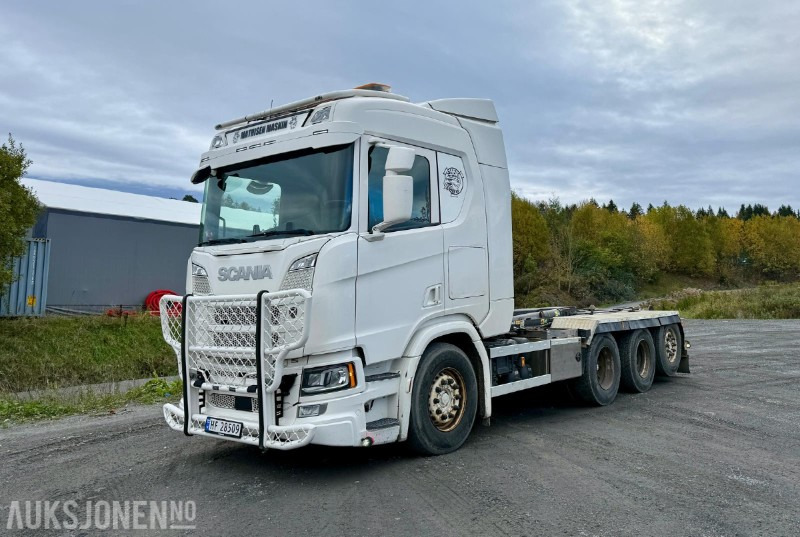 2019 Scania R500 tridem (8X4) KROKBIL - Joab L24 krok - Ny EU-godkjenning - Kancalı yükleyici kamyon: fotoğraf 1 2019 Scania R500 tridem (8X4) KROKBIL - Joab L24 krok - Ny EU-godkjenning - Kancalı yükleyici kamyon: fotoğraf 1