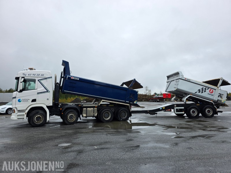 2019 Scania R650 8X4 tippbil med ISTRAIL henger Lav kilometer - Damperli kamyon: fotoğraf 4 2019 Scania R650 8X4 tippbil med ISTRAIL henger Lav kilometer - Damperli kamyon: fotoğraf 4