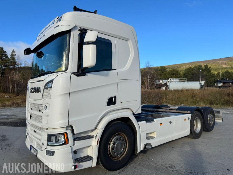 2020 Scania R580 CHASSIS, V8, EURO 6, SVING AKSEL 3, DIESELVARMER, - Şasi kamyon: fotoğraf 1 2020 Scania R580 CHASSIS, V8, EURO 6, SVING AKSEL 3, DIESELVARMER, - Şasi kamyon: fotoğraf 1