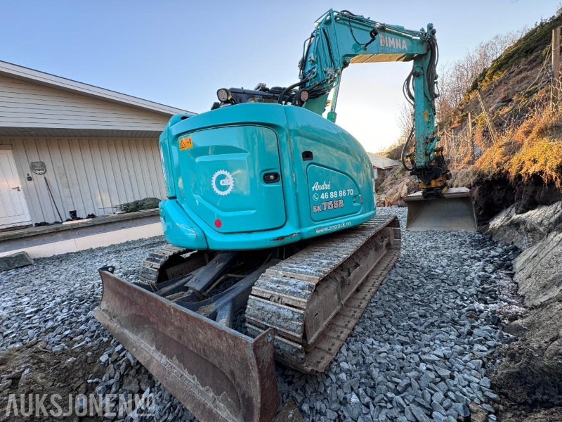2021 Kobelco SK75SR-7 - 8 tonns Gravemaskin - Sentralsmøring - Engcon tiltrotator - Hammer - Pusskuffe - Gallerskufffe - Graveskuffe - Smalskuffe og Klype - Gått 2732 timer - Ekskavatör: fotoğraf 5 2021 Kobelco SK75SR-7 - 8 tonns Gravemaskin - Sentralsmøring - Engcon tiltrotator - Hammer - Pusskuffe - Gallerskufffe - Graveskuffe - Smalskuffe og Klype - Gått 2732 timer - Ekskavatör: fotoğraf 5