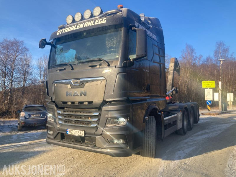 2021 MAN TGX krokbil med dumperkasse og kranflak. 8X4 EURO 6 - Kancalı yükleyici kamyon: fotoğraf 3 2021 MAN TGX krokbil med dumperkasse og kranflak. 8X4 EURO 6 - Kancalı yükleyici kamyon: fotoğraf 3