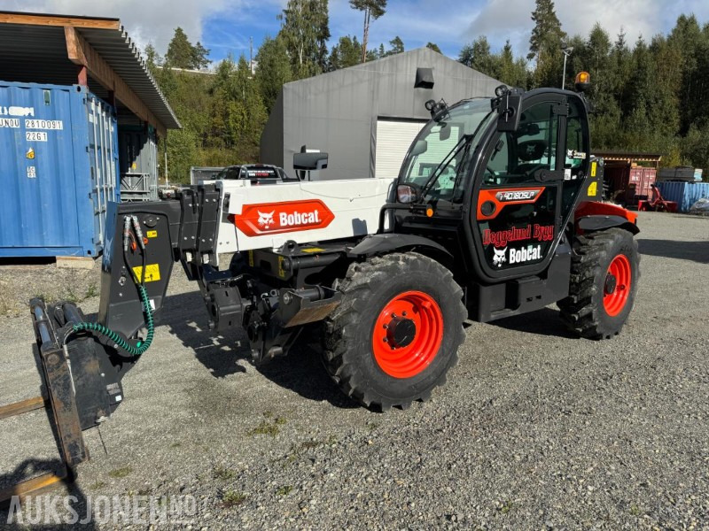 2022 Bobcat T40.180SLPRC teleskoplaster med skuffe og hydraulisk gafler - Teleskopik yükleyici: fotoğraf 1 2022 Bobcat T40.180SLPRC teleskoplaster med skuffe og hydraulisk gafler - Teleskopik yükleyici: fotoğraf 1