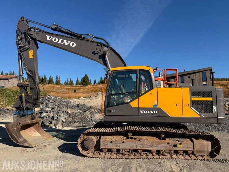 2022 Volvo EC220EL BELTEGRAVER ROTOTILT SERVICEHISTORIKK - Ekskavatör: fotoğraf 1 2022 Volvo EC220EL BELTEGRAVER ROTOTILT SERVICEHISTORIKK - Ekskavatör: fotoğraf 1