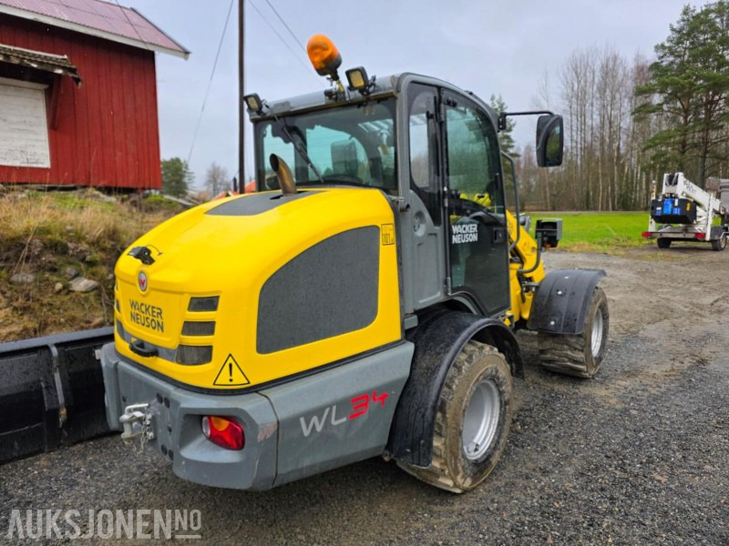 2022 Wacker Neuson WL 34 Hjullaster 485T KUN 2.15cm høy lasteskuffe og pallegaffel Hydraulisk HK Weidemann-feste - Tekerlekli yükleyici: fotoğraf 5 2022 Wacker Neuson WL 34 Hjullaster 485T KUN 2.15cm høy lasteskuffe og pallegaffel Hydraulisk HK Weidemann-feste - Tekerlekli yükleyici: fotoğraf 5