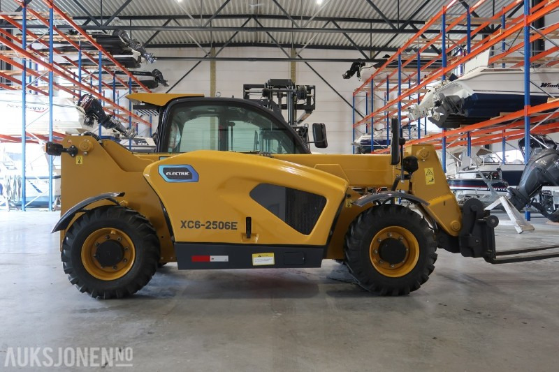 2023 XCMG XC6-2506E Elektrisk teleskoptruck - Skuff - Gafler - Lader, Kun 13 Timer - Teleskopik yükleyici: fotoğraf 4 2023 XCMG XC6-2506E Elektrisk teleskoptruck - Skuff - Gafler - Lader, Kun 13 Timer - Teleskopik yükleyici: fotoğraf 4