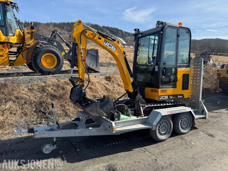 2024 JCB 19 C-1 MINIGRAVER, 3 SKUFFER, PIGGHAMMER, MASKINHENGER, KUN 200 TIMER, UTVIDET GARANTI - Mini ekskavatör: fotoğraf 2 2024 JCB 19 C-1 MINIGRAVER, 3 SKUFFER, PIGGHAMMER, MASKINHENGER, KUN 200 TIMER, UTVIDET GARANTI - Mini ekskavatör: fotoğraf 2