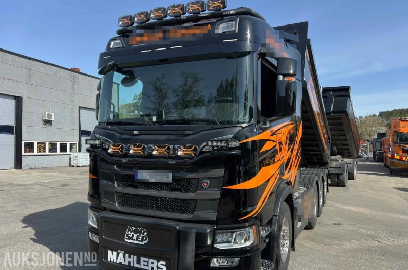 2024 Scania R590 8x4 krokbil - 12 000 km - serviceavtale - Kancalı yükleyici kamyon: fotoğraf 1 2024 Scania R590 8x4 krokbil - 12 000 km - serviceavtale - Kancalı yükleyici kamyon: fotoğraf 1
