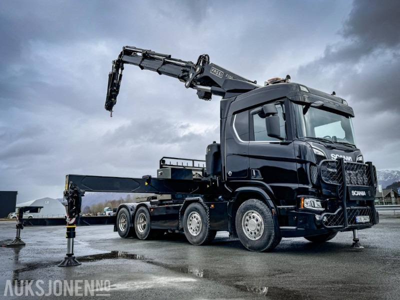 2025 Scania R770 - 8x4 - Trekkvogn med Fassi 115 Tonnmeter kran med L616 Jib og V20 Vinsj - Model F1150RA.2.28 XHE-Dynamic - Kun 6119 km - Vinçli kamyon: fotoğraf 4 2025 Scania R770 - 8x4 - Trekkvogn med Fassi 115 Tonnmeter kran med L616 Jib og V20 Vinsj - Model F1150RA.2.28 XHE-Dynamic - Kun 6119 km - Vinçli kamyon: fotoğraf 4