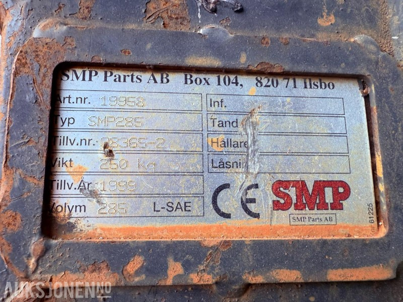 Ataşman - İş makinaları 2 stk. SMP skuffer - S45 feste: fotoğraf 11 Ataşman - İş makinaları 2 stk. SMP skuffer - S45 feste: fotoğraf 11