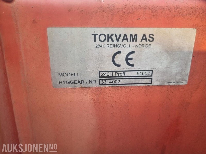 2014 Andre Tokvam h240proff - Ataşman - İş makinaları: fotoğraf 2 2014 Andre Tokvam h240proff - Ataşman - İş makinaları: fotoğraf 2