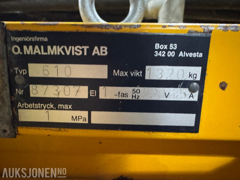 İnşaat ekipmanı Bini 610 tinekjele: fotoğraf 6