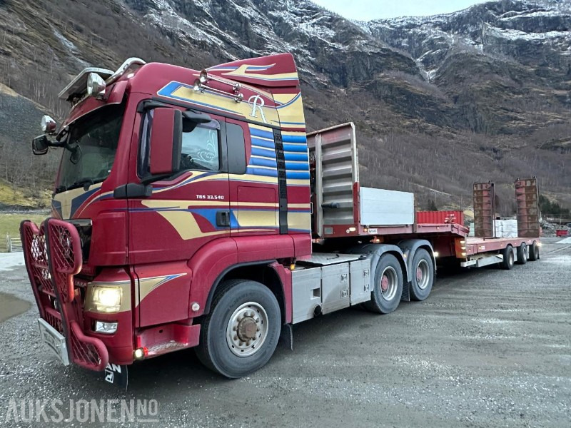 2013 MAN TGS 28.540 6X6H BLS trekkvogn m/ Vang SHSL 111 TS maskinhenger, NY EU! - Çekici: fotoğraf 1 2013 MAN TGS 28.540 6X6H BLS trekkvogn m/ Vang SHSL 111 TS maskinhenger, NY EU! - Çekici: fotoğraf 1