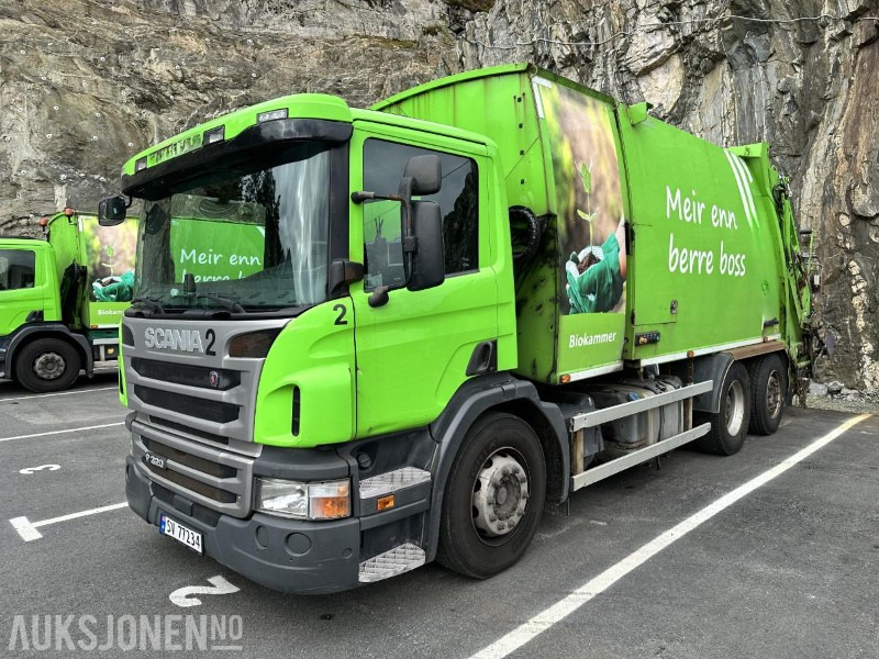 2016 Scania P320 Komprimatorbil - 2 kammer Inkl. biokammer/MTM påbygg/EU ok, 288978km - Diğer araçlar: fotoğraf 1 2016 Scania P320 Komprimatorbil - 2 kammer Inkl. biokammer/MTM påbygg/EU ok, 288978km - Diğer araçlar: fotoğraf 1
