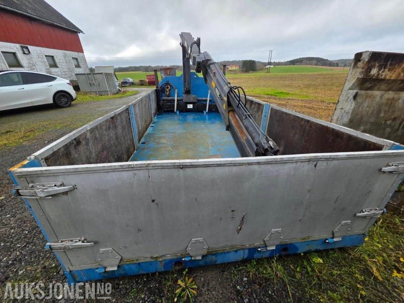 Kranflak med hydraulisk kran, HIAB 865 AW - Kamyon: fotoğraf 3 Kranflak med hydraulisk kran, HIAB 865 AW - Kamyon: fotoğraf 3