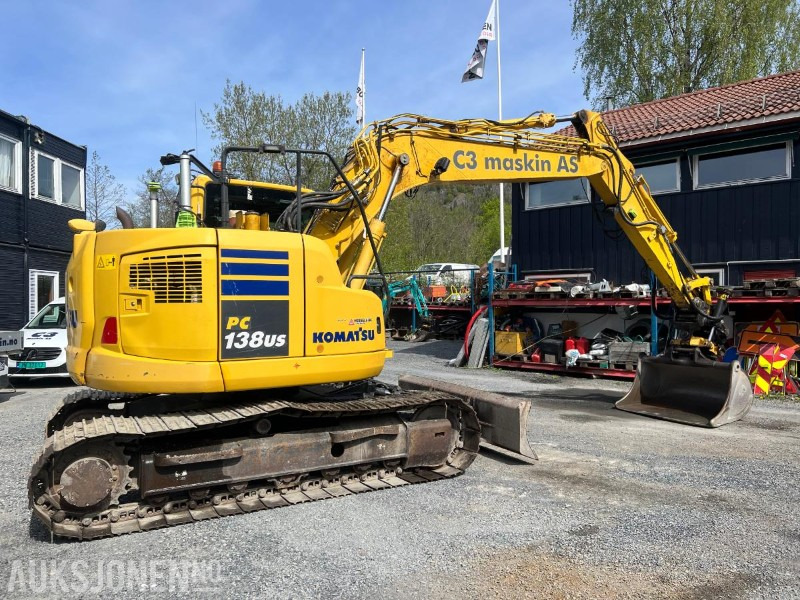 Komatsu PC138 gravemaskin, GPS, Tiltrotator, Smøring, Kamera - Ekskavatör: fotoğraf 4 Komatsu PC138 gravemaskin, GPS, Tiltrotator, Smøring, Kamera - Ekskavatör: fotoğraf 4