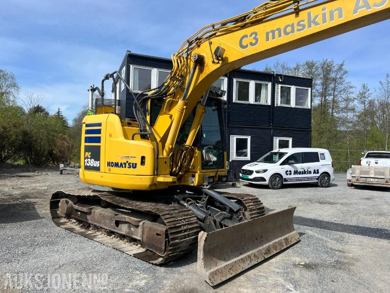 Komatsu PC138 gravemaskin, GPS, Tiltrotator, Smøring, Kamera - Ekskavatör: fotoğraf 5 Komatsu PC138 gravemaskin, GPS, Tiltrotator, Smøring, Kamera - Ekskavatör: fotoğraf 5