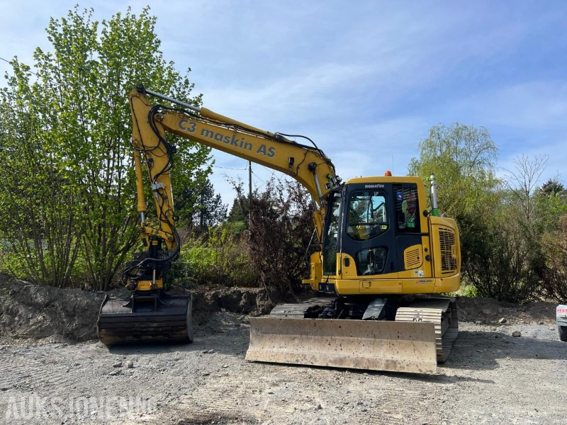 Komatsu PC138 gravemaskin, GPS, Tiltrotator, Smøring, Kamera - Ekskavatör: fotoğraf 2 Komatsu PC138 gravemaskin, GPS, Tiltrotator, Smøring, Kamera - Ekskavatör: fotoğraf 2