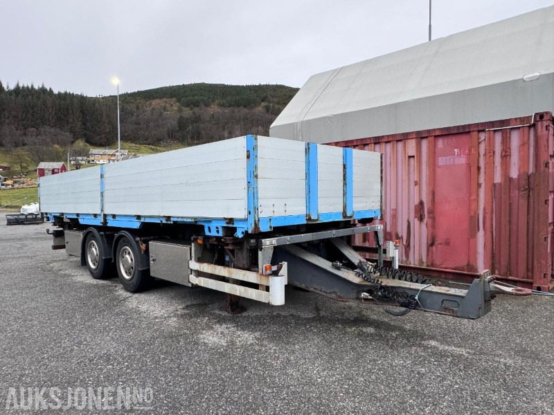 2002 Goebel & Sohn Containerchassi / Boggi kjerre med Kögel ER 74 Vekselflak med aluminiumskarmer - Supersingel hjul - Römork: fotoğraf 3 2002 Goebel & Sohn Containerchassi / Boggi kjerre med Kögel ER 74 Vekselflak med aluminiumskarmer - Supersingel hjul - Römork: fotoğraf 3