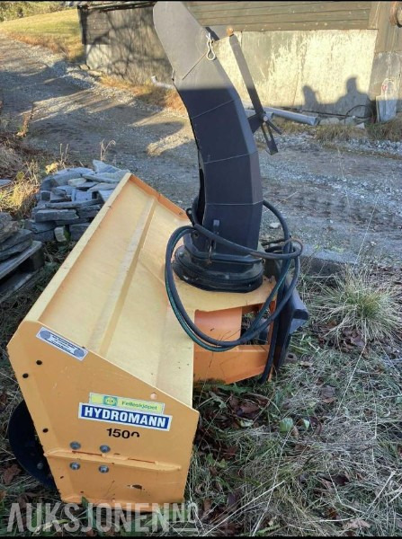 Hydromann 1500 - Hydraulisk snøfres - Tarım araçları: fotoğraf 4 Hydromann 1500 - Hydraulisk snøfres - Tarım araçları: fotoğraf 4