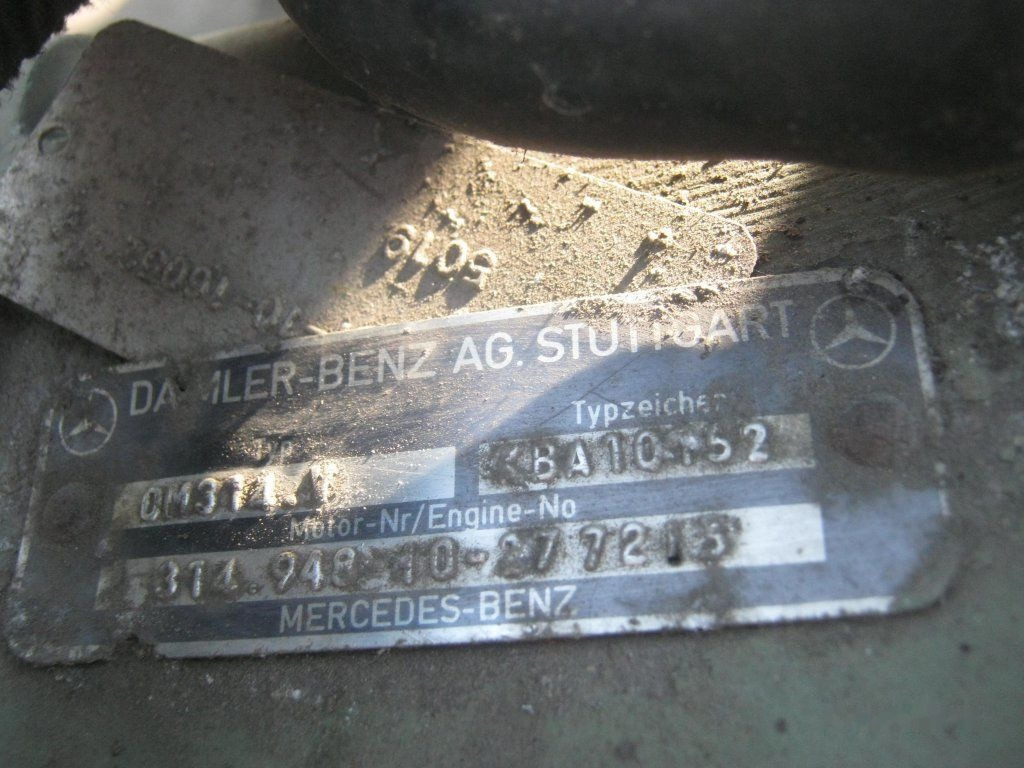 Mercedes-Benz 508 OM314 4.0D - Motor - Kamyon: fotoğraf 2 Mercedes-Benz 508 OM314 4.0D - Motor - Kamyon: fotoğraf 2