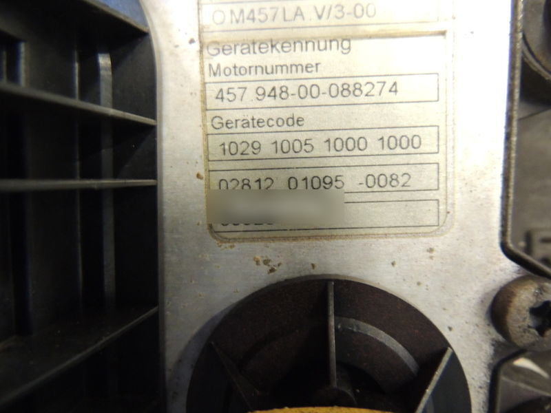 Mercedes-Benz OM457LA E5 for Mercedes-Benz AXOR truck for parts - Motor - Kamyon: fotoğraf 5 Mercedes-Benz OM457LA E5 for Mercedes-Benz AXOR truck for parts - Motor - Kamyon: fotoğraf 5