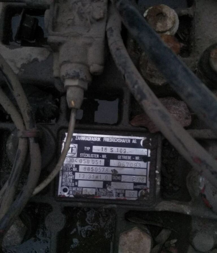 ZF 16S109 Renault - Vites kutusu - Kamyon: fotoğraf 4 ZF 16S109 Renault - Vites kutusu - Kamyon: fotoğraf 4