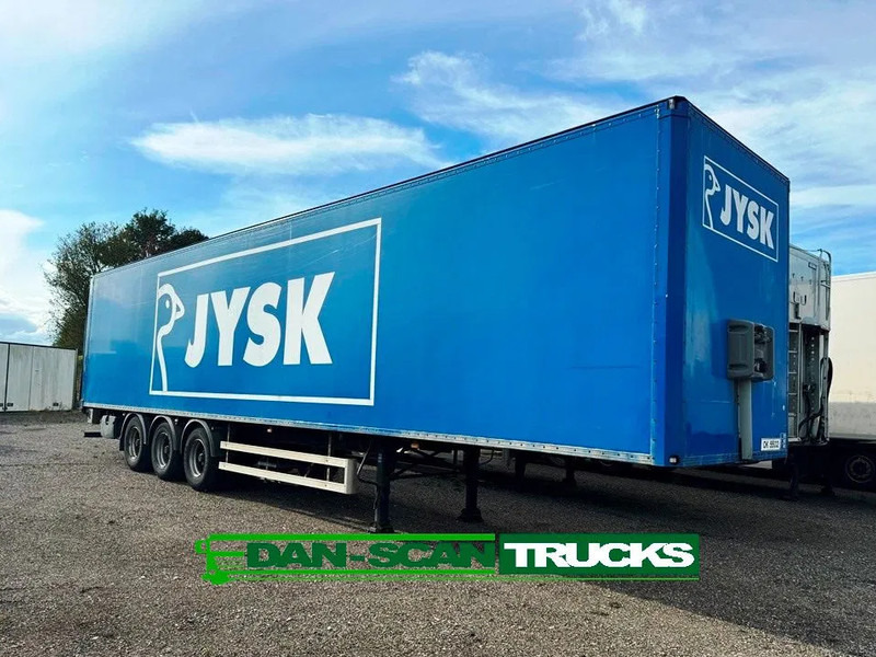 Fruehauf 3 aksl box Trailer inkl. lift - Kapalı karoser dorse: fotoğraf 1 Fruehauf 3 aksl box Trailer inkl. lift - Kapalı karoser dorse: fotoğraf 1