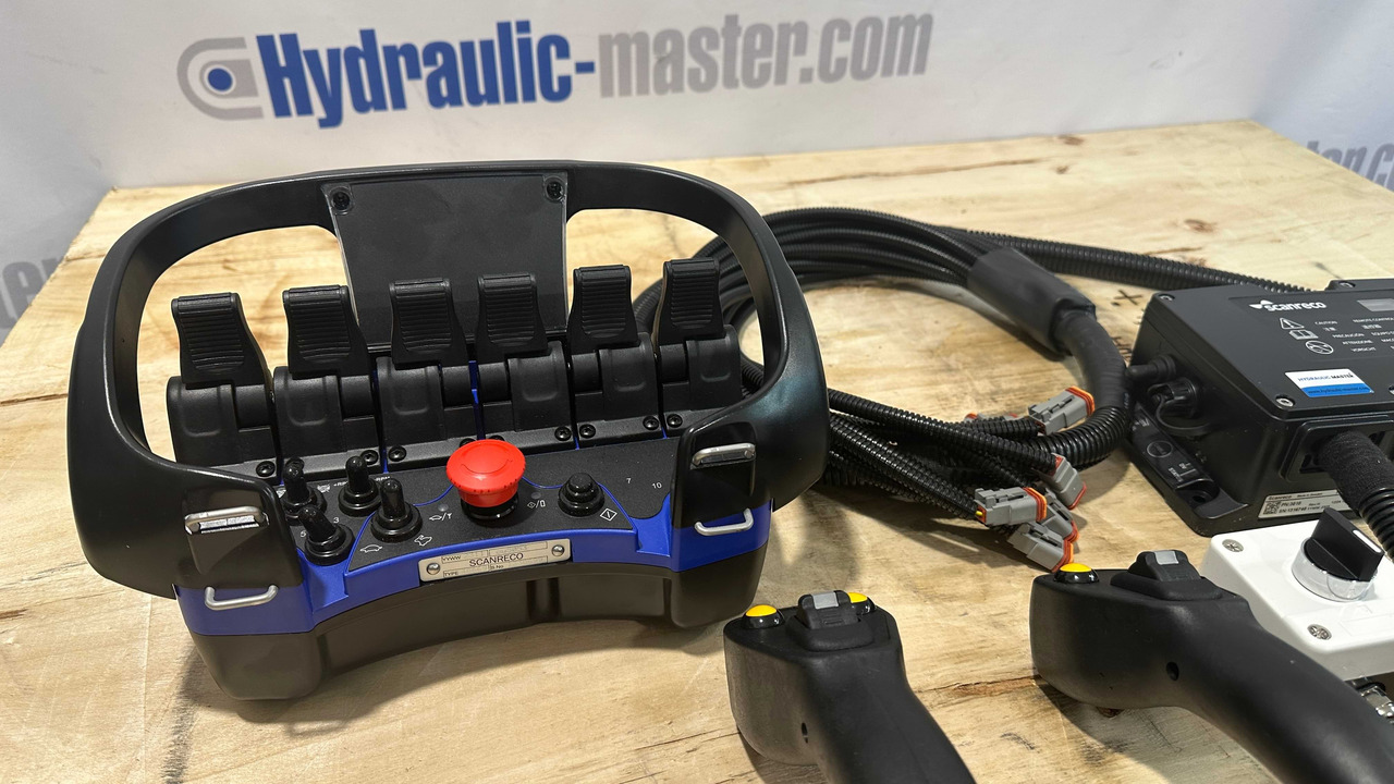 Control Set Radio Remote Scanreco RC400 and JP Joysticks PWM for Nordhydraulic, Kubota, Parker - Orman makinaları: fotoğraf 2 Control Set Radio Remote Scanreco RC400 and JP Joysticks PWM for Nordhydraulic, Kubota, Parker - Orman makinaları: fotoğraf 2