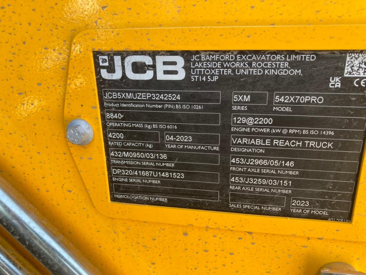 JCB 542-70 AGRI PROAKTION - Teleskopik yükleyici: fotoğraf 5 JCB 542-70 AGRI PROAKTION - Teleskopik yükleyici: fotoğraf 5