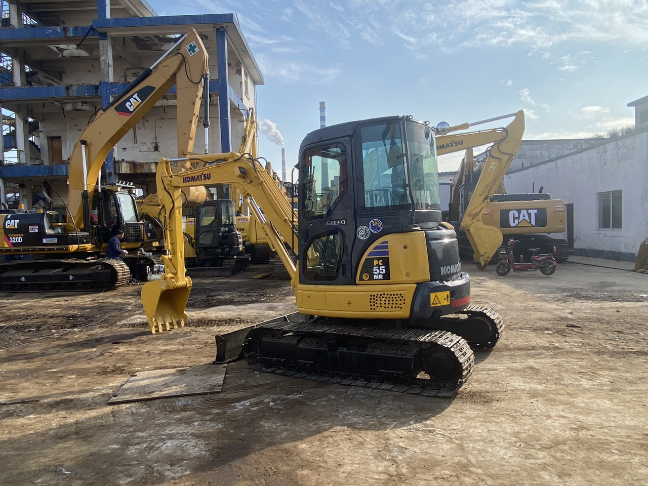 Komatsu PC55MR - Mini ekskavatör: fotoğraf 1 Komatsu PC55MR - Mini ekskavatör: fotoğraf 1