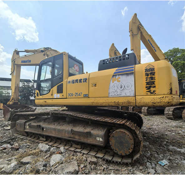 Secondhand crawler excavator Komatsu PC400 PC400-8 used 40 ton excavator for sale - Paletli ekskavatör: fotoğraf 1 Secondhand crawler excavator Komatsu PC400 PC400-8 used 40 ton excavator for sale - Paletli ekskavatör: fotoğraf 1