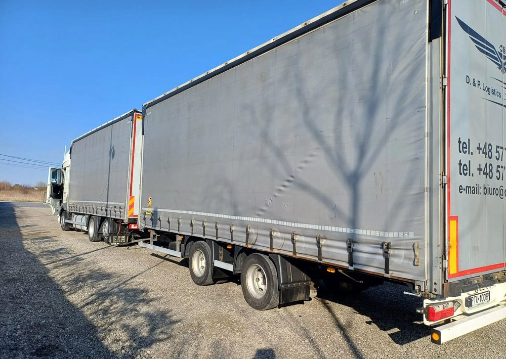 DAF XF 480 SUPER SPACE CAB / ZESTAW TANDEM PRZEJAZDOWY 120m3 - Tenteli kamyon: fotoğraf 4 DAF XF 480 SUPER SPACE CAB / ZESTAW TANDEM PRZEJAZDOWY 120m3 - Tenteli kamyon: fotoğraf 4