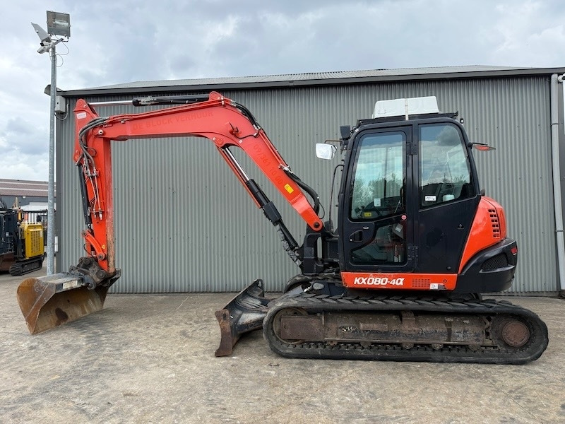 Kubota KX 080-4 - Mini ekskavatör: fotoğraf 1 Kubota KX 080-4 - Mini ekskavatör: fotoğraf 1