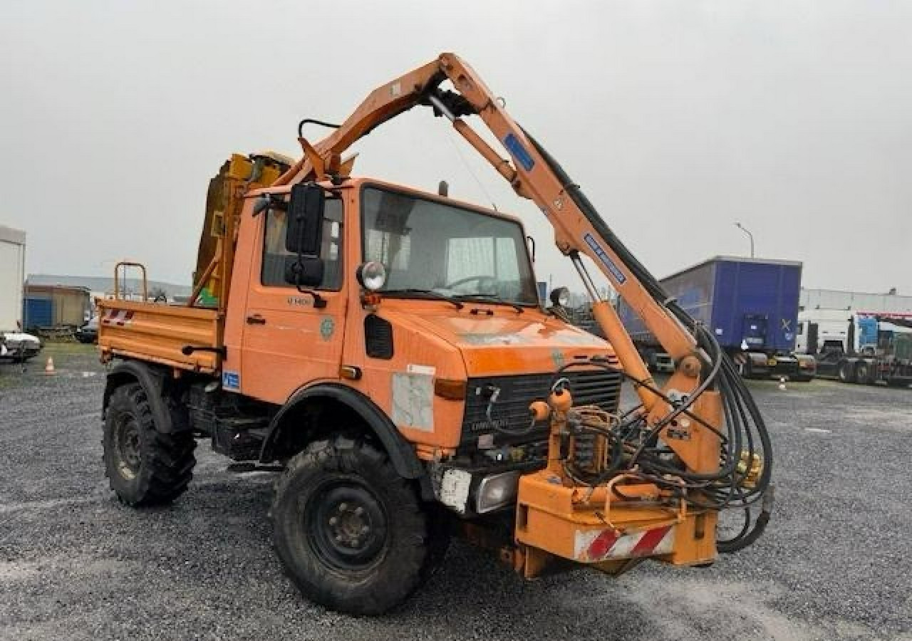 Inna Inny Unimog 1400 4X4 Kosiarka bijakowa teleskopowa - Atık toplama taşıt/ Özel amaçlı taşıt: fotoğraf 1 Inna Inny Unimog 1400 4X4 Kosiarka bijakowa teleskopowa - Atık toplama taşıt/ Özel amaçlı taşıt: fotoğraf 1