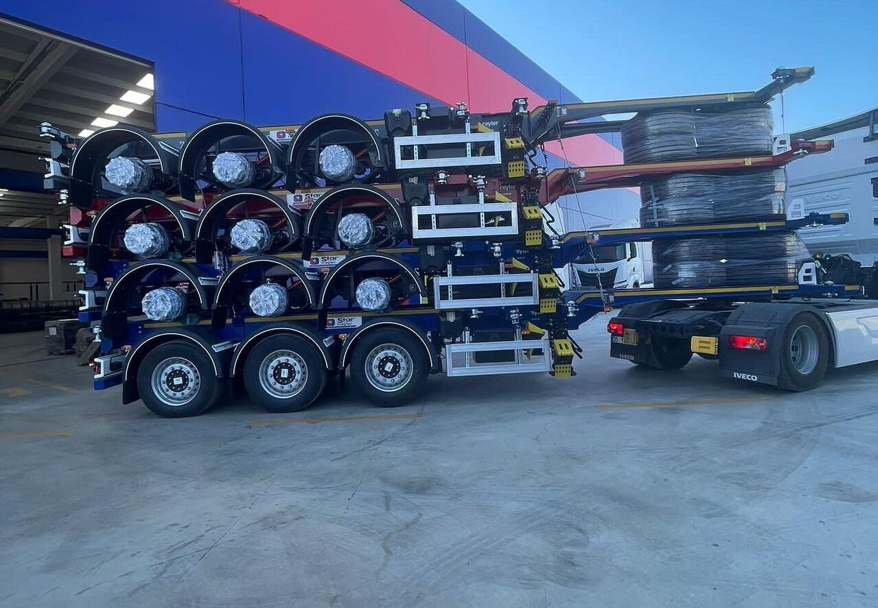 Star Yagcilar Telescopic container carrier - Konteynır taşıyıcı/ Yedek karoser dorse: fotoğraf 5 Star Yagcilar Telescopic container carrier - Konteynır taşıyıcı/ Yedek karoser dorse: fotoğraf 5