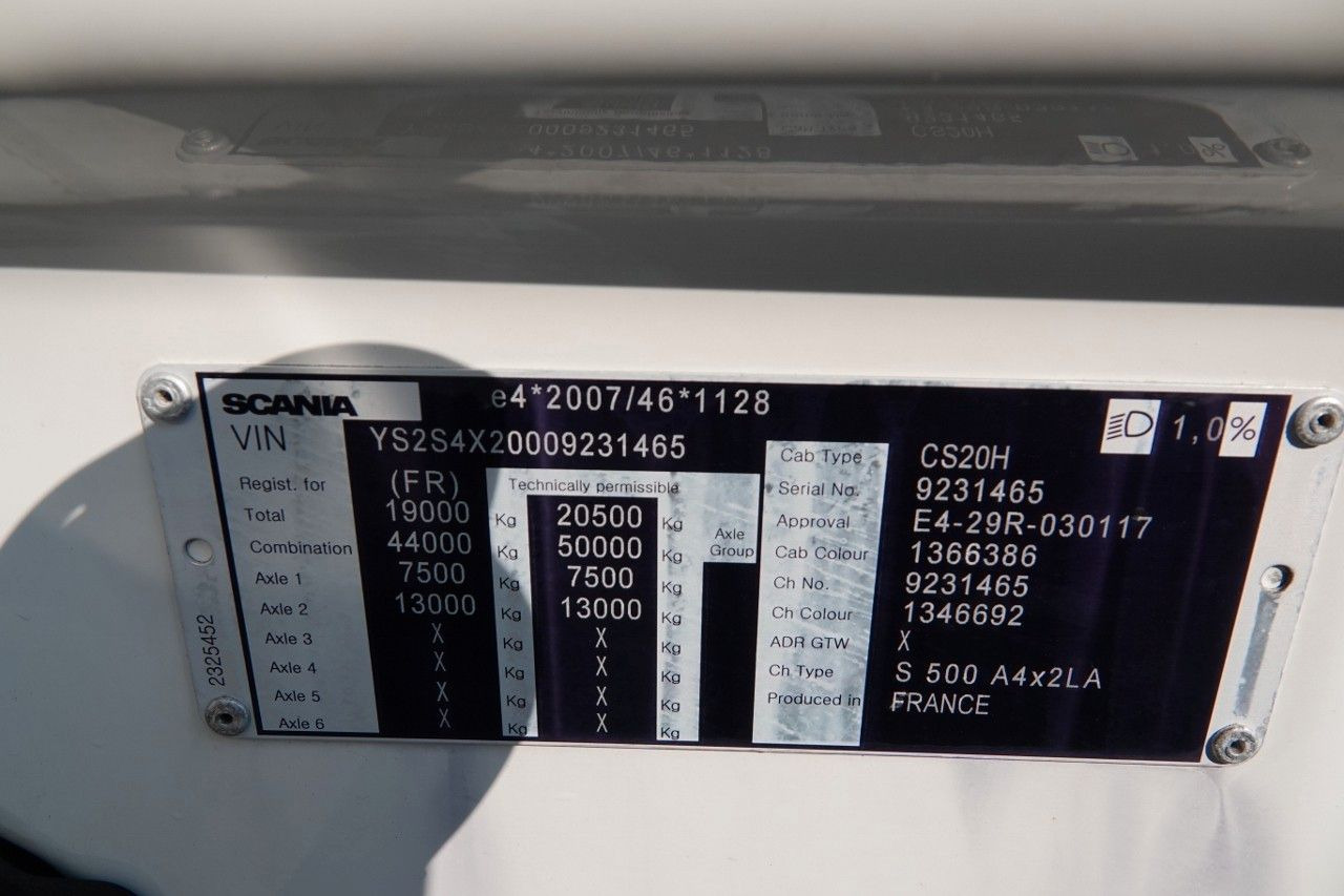 Çekici Scania S 500 / RETARDER / I-PARK COOL / OPONY 100% / PO: fotoğraf 18