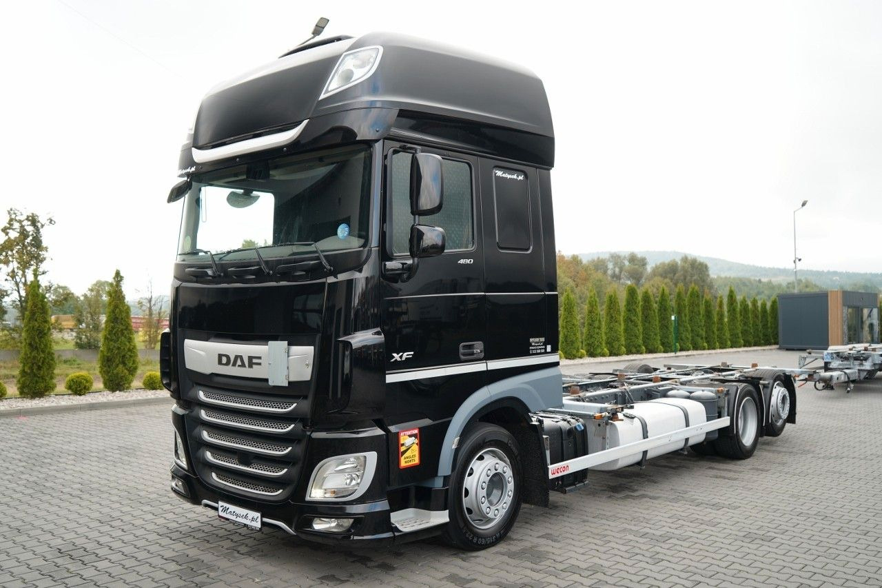 DAF XF 480 / BDF / 6X2 / SSC / I-PARK COOL / OŚ POD - Konteynır taşıyıcı/ Yedek karoser kamyon: fotoğraf 1 DAF XF 480 / BDF / 6X2 / SSC / I-PARK COOL / OŚ POD - Konteynır taşıyıcı/ Yedek karoser kamyon: fotoğraf 1