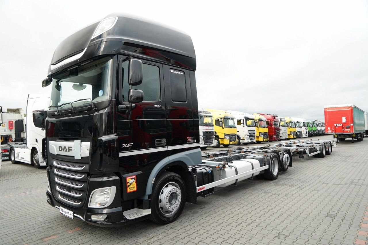 DAF XF 480 / BDF / 6X2 / ZESTAW TANDEM / SSC / I-PA - Konteynır taşıyıcı/ Yedek karoser kamyon: fotoğraf 2 DAF XF 480 / BDF / 6X2 / ZESTAW TANDEM / SSC / I-PA - Konteynır taşıyıcı/ Yedek karoser kamyon: fotoğraf 2