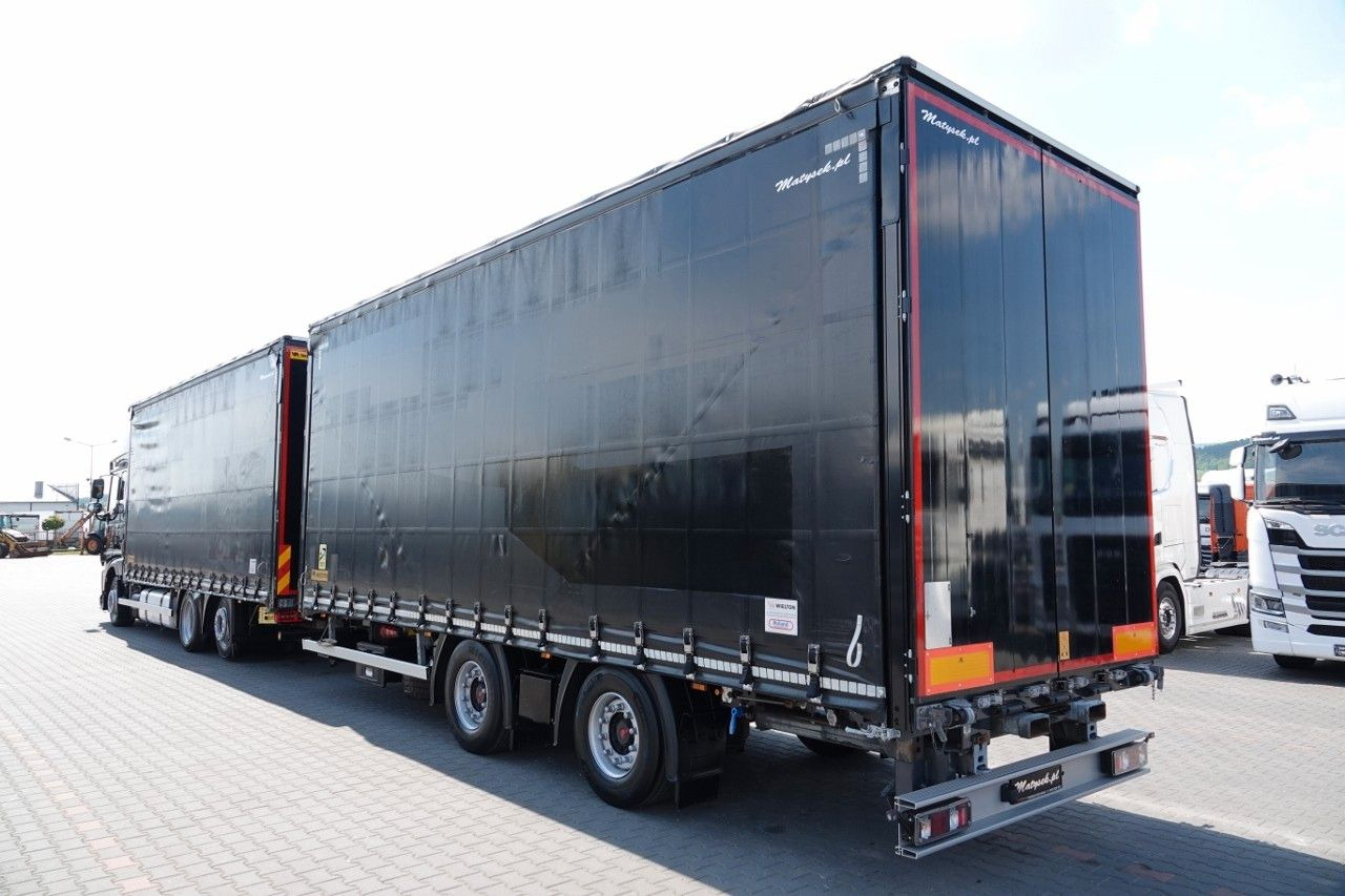 DAF XF 480 / ZESTAW TANDEM / 120 M3 / PRZEJAZDOWY / - Tenteli kamyon: fotoğraf 3 DAF XF 480 / ZESTAW TANDEM / 120 M3 / PRZEJAZDOWY / - Tenteli kamyon: fotoğraf 3